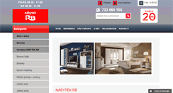 Desktop Screenshot of nabytek-rb.cz